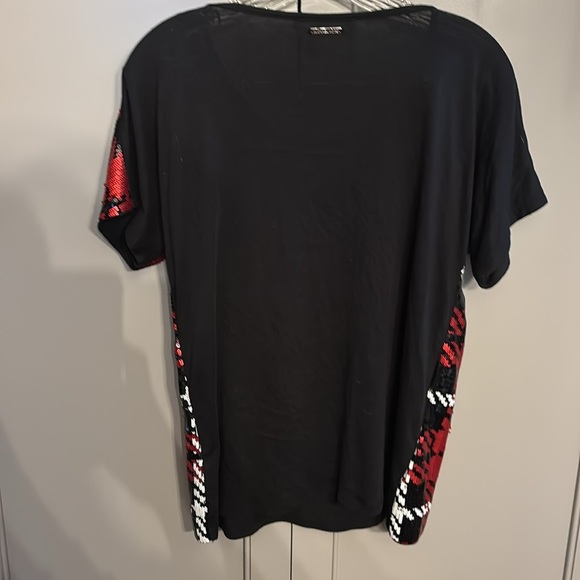 MICHAEL Michael Kors Women's Red and Black T-shirt - Picture 4 of 5